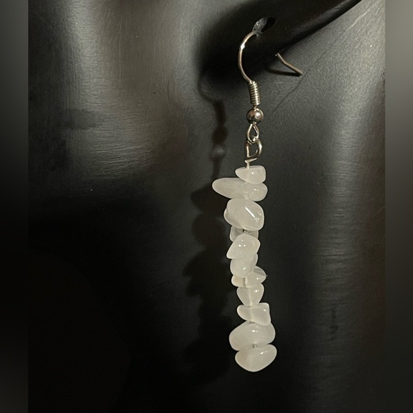 Bracelet And Earrings Set - Rose Quartz Natural Healing Stone - Picture 11 of 12